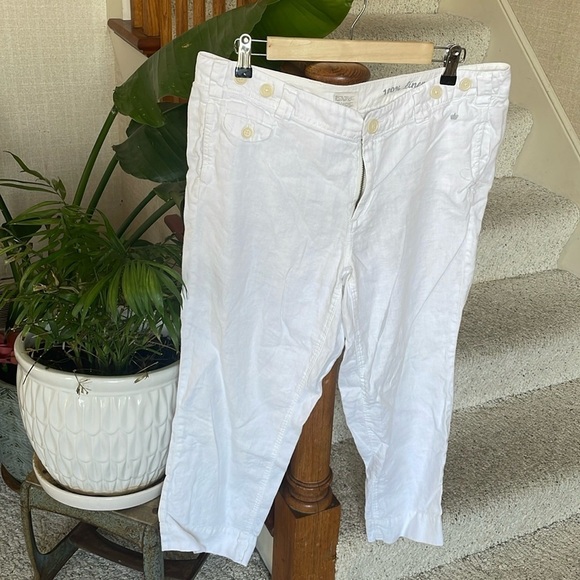 G1 Goods Coastal Linen Capri Pants - Picture 2 of 11
